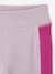 Girls' hooded sweatshirt and leggings sports set lilac - vertbaudet enfant 