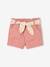 Paperbag Shorts with Belt for Babies grey green+rose - vertbaudet enfant 