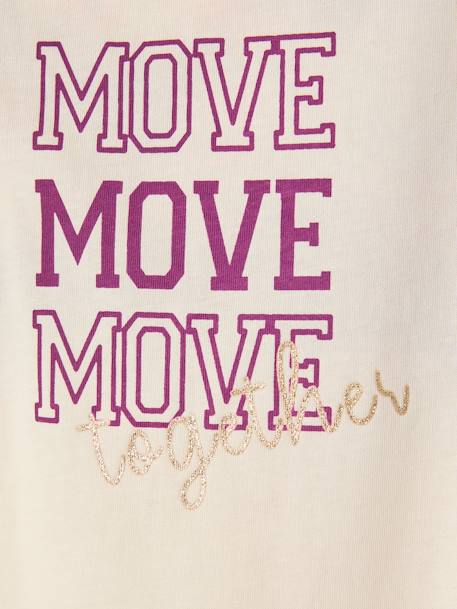 Pack of Tops + Sports Bra for Girls ecru - vertbaudet enfant 