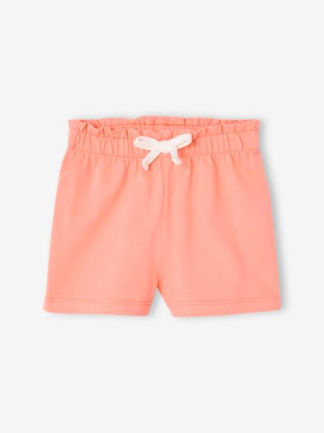 T-Shirt & Shorts Set for Babies, Minnie Hearts Disney® coral - vertbaudet enfant 