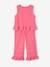 Ensemble fille blouse pantalon 7/8ème rose bonbon+vert sauge - vertbaudet enfant 