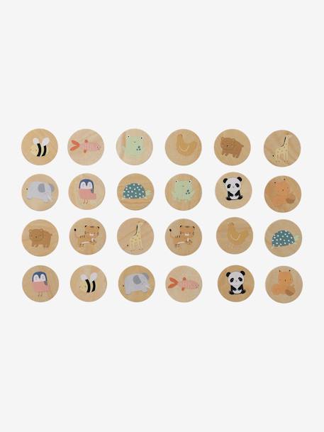 Animal Memory Game in FSC® Wood wood - vertbaudet enfant 