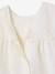 Striped Dress with Shimmery Thread + Matching Headband, Occasion Wear Outfit for Babies striped white - vertbaudet enfant 