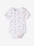 Lot de 5 bodies bébé garçon manches courtes coffret cadeau bleu - vertbaudet enfant 