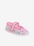 Hook-&-Loop Ballerina Slippers for Children rose - vertbaudet enfant 