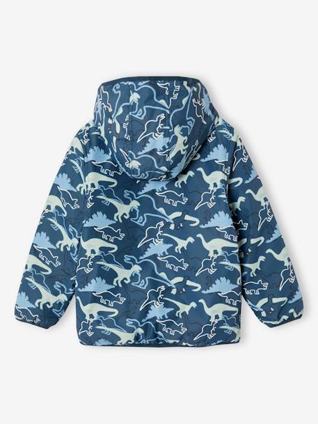 Blouson garçon réversible bleu océan+vert - vertbaudet enfant 