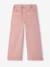 Girls' Basics Large Leggings mauve+navy blue - vertbaudet enfant 