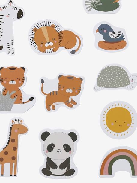 Set of 24 bath stickers with net TANZANIA yellow - vertbaudet enfant 