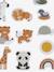 Set of 24 bath stickers with net TANZANIA yellow - vertbaudet enfant 