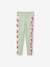 Sports Leggings with Printed Side Panels for Girls sage green - vertbaudet enfant 