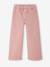 Girls' Basics Large Leggings mauve+navy blue - vertbaudet enfant 