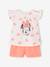 T-Shirt & Shorts Set for Babies, Minnie Hearts Disney® coral - vertbaudet enfant 