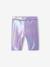 Girls' iridescent cycling shorts and t-shirt set lilac - vertbaudet enfant 