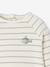 Ensemble bébé sweat et pantalon BEIGE CLAIR RAYE+rose pâle - vertbaudet enfant 
