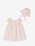 Baby girl dress and bonnet set pale pink - vertbaudet enfant 
