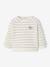 Ensemble bébé sweat et pantalon BEIGE CLAIR RAYE+rose pâle - vertbaudet enfant 