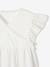 Crossover Occasion Wear Dress, Embroidered Tulle Details, for Girls white - vertbaudet enfant 