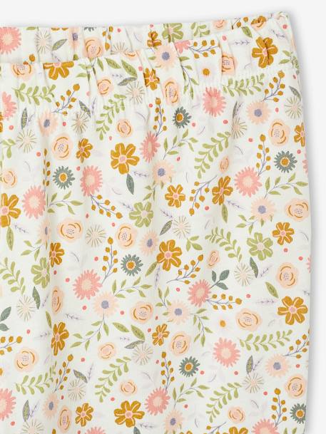 Pack of 2 Flower Power Pyjamas, BASICS pale blue - vertbaudet enfant 