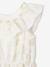 Occasion Wear Playsuit with Iridescent Flowers for Girls white - vertbaudet enfant 