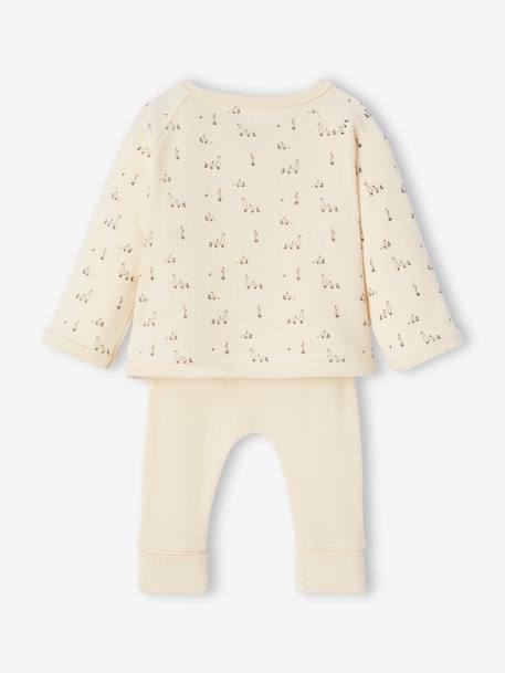 4-piece baby gift set with little geese vanilla - vertbaudet enfant 