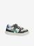 Basket enfant garçon cuir à scratchs et lacets élastiqués lot blanc+lot vert - vertbaudet enfant 
