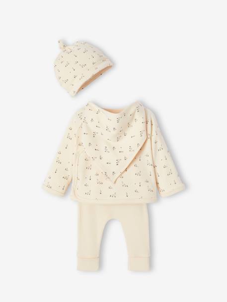 4-piece baby gift set with little geese vanilla - vertbaudet enfant 