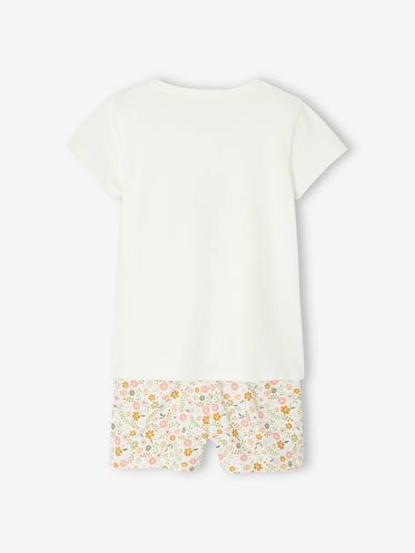 Pack of 2 Flower Power Pyjamas, BASICS pale blue - vertbaudet enfant 