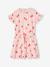 Strawberry print frill dress for girls pale pink - vertbaudet enfant 
