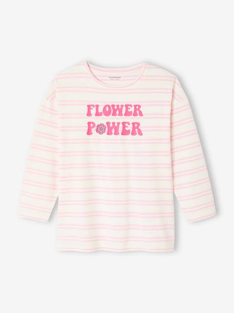Lot de 2 pyjamas fille flower power BASICS fuchsia - vertbaudet enfant 
