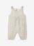 Combinaison bébé naissance en gaze de coton beige+blanc+écru+tilleul imprimé - vertbaudet enfant 