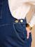 Wide-leg denim maternity dungarees brut denim - vertbaudet enfant 