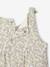Combinaison bébé naissance en gaze de coton beige+blanc+écru+tilleul imprimé - vertbaudet enfant 