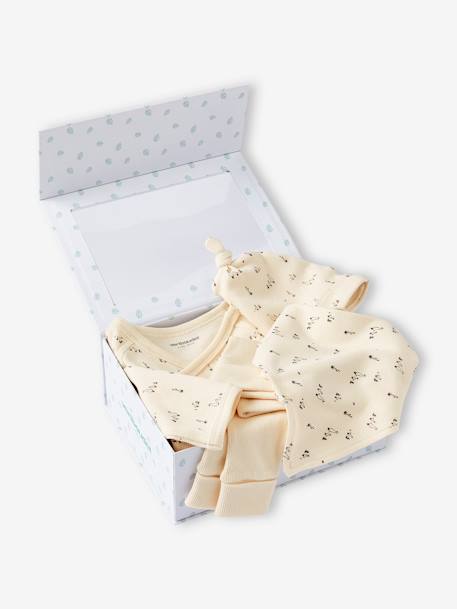 4-piece baby gift set with little geese vanilla - vertbaudet enfant 