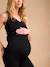 2-Piece Seamless Maternity Set with Lace black - vertbaudet enfant 