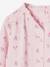 Chemise file gaze de coton imprimée personnalisable blanc imprimé+écru+rose pâle - vertbaudet enfant 