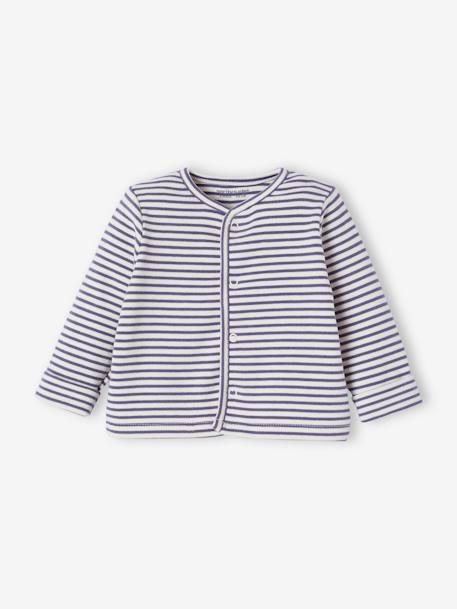 Ensemble bébé évolutif mixte body + legging + cardigan + bonnet bleu - vertbaudet enfant 