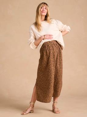 Jupe longue grossesse en gaze de coton - vertbaudet enfant Jupe longue grossesse en gaze de coton - vertbaudet enfant