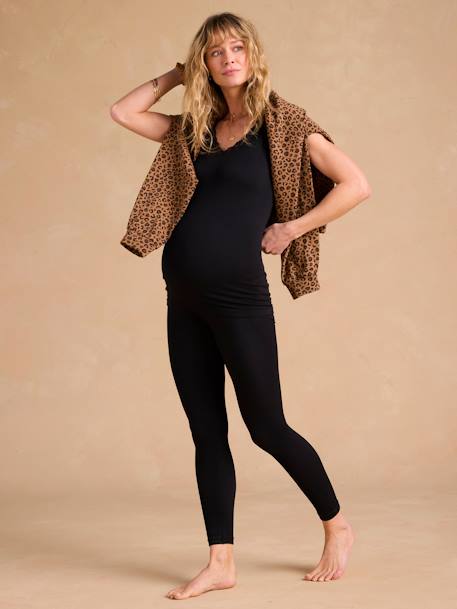 2-Piece Seamless Maternity Set with Lace black - vertbaudet enfant 