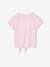 Short Sleeve T-Shirt with Knot, 'Good day' Disney® Stitch soft lilac - vertbaudet enfant 