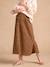 Long Skirt in Cotton Gauze for Maternity, ENVIE DE FRAISE beige+green - vertbaudet enfant 