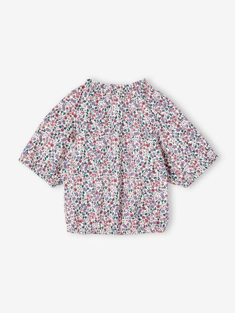 Crop Top for Girls coral+ecru+sage green - vertbaudet enfant 