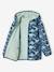 Reversible lightweight puffer jacket for boys green+ocean blue - vertbaudet enfant 