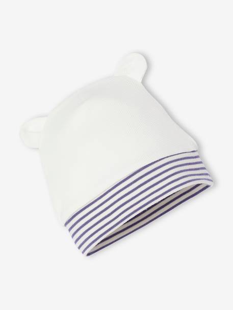 Mix & match outfit: bodysuit + leggings + cardigan + hat blue - vertbaudet enfant 