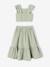 Occasion Wear Blouse & Frilled Skirt Combo blush+sage green - vertbaudet enfant 