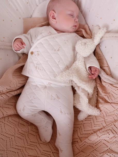 Goose print newborn outfit ecru - vertbaudet enfant 