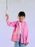 Hooded raincoat for girls rose - vertbaudet enfant 