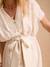 Long Shirt Dress for Maternity & Nursing, ENVIE DE FRAISE beige+black+khaki - vertbaudet enfant 
