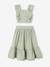 Occasion Wear Blouse & Frilled Skirt Combo blush+sage green - vertbaudet enfant 