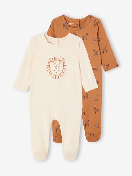 Lot de 2 dors-bien bébé Safari camel - vertbaudet enfant 