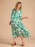 Long Floral Print Dress for Maternity & Nursing by ENVIE DE FRAISE green - vertbaudet enfant 